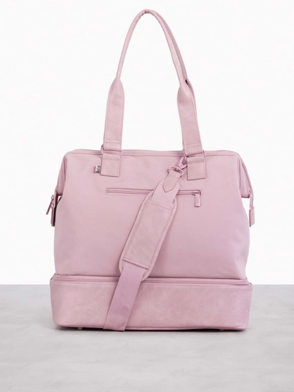 BEIS atlas pink weekender mini
